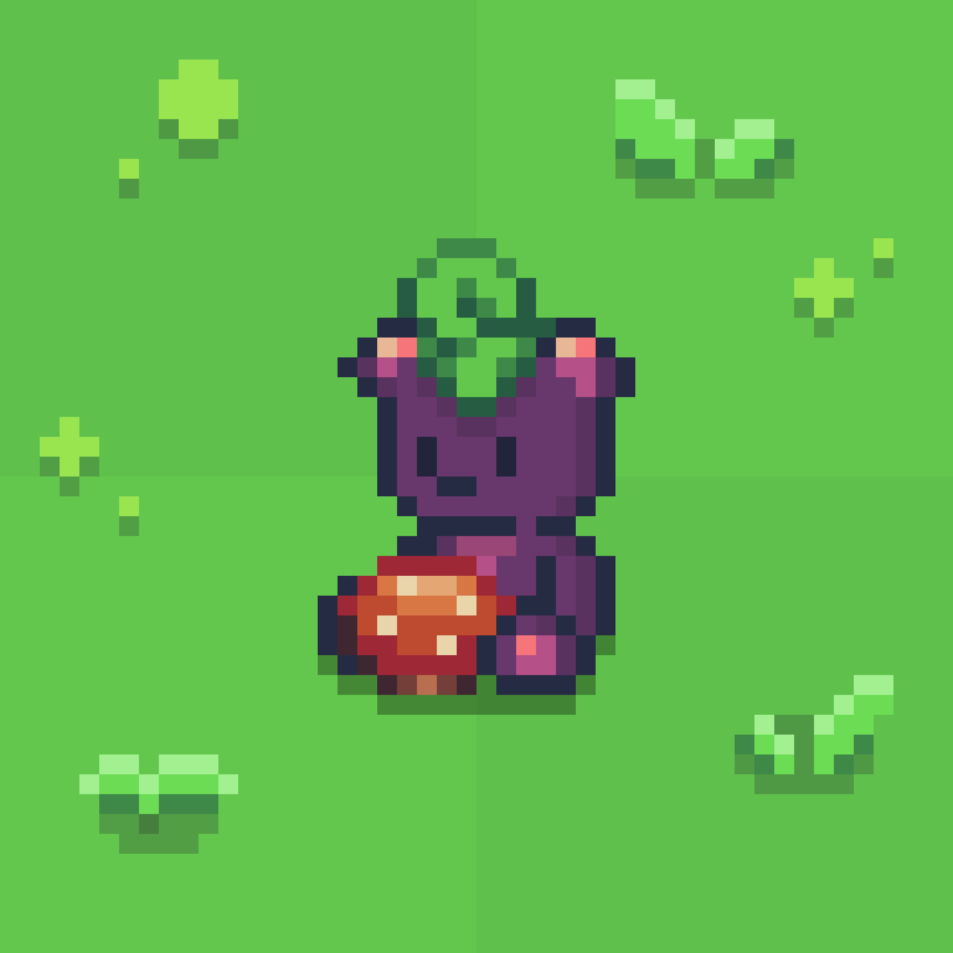 Eggplant Bear