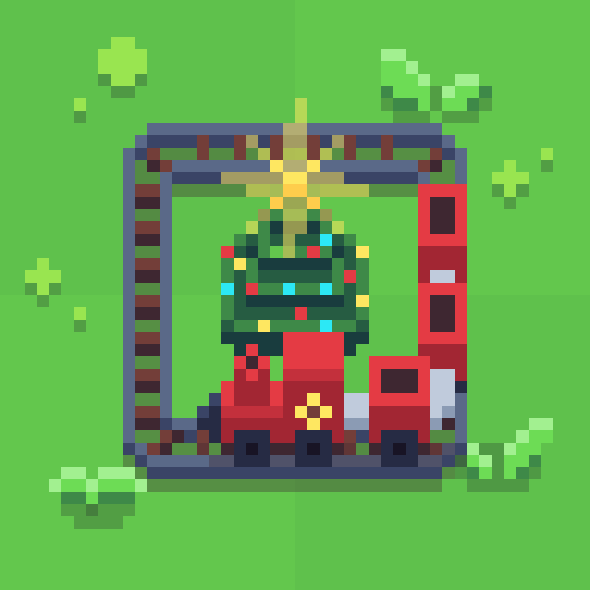 Festive Toy Train